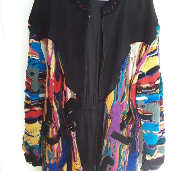 Coogi sweater jacket bomber large - Picture 5 of 7
